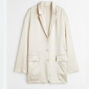 H&M Satín Blazer Size 12